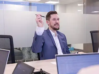 someone speaking at iacsp event