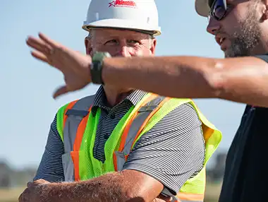 local person speaking at networking event
